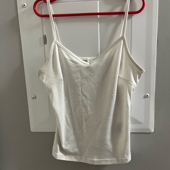 White Fitted Sleeveless Camisole - Picture 1 of 1